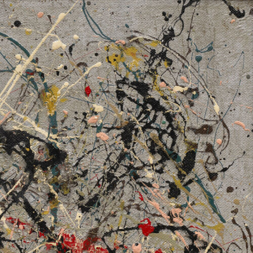 CHOICES of CANVAS 1950 by JACKSON POLLOCK 30W"x30H" NUMBER 18 