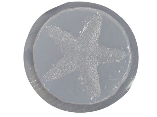 Round Starfish  Stepping Stone Plaster or Concrete Mold 1105 Moldcreations 