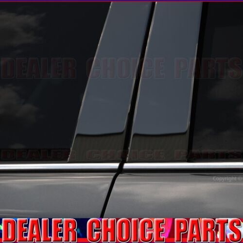 BLACK PLATINUM Stainless Pillar Posts for 1992-2011 Ford Crown Victoria 6pc Set
