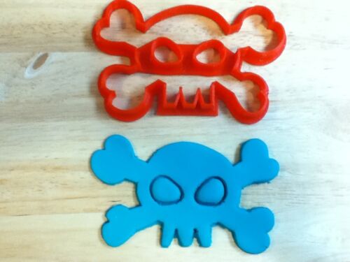 Jolly Roger Pirate Cookie Cutter 3D Printed Plastic Choice of Sizes 