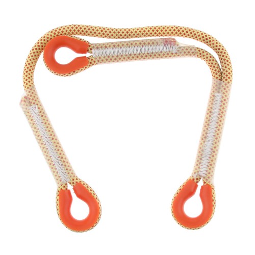 11mm Safety Climbing Sling Y Lanyard Prusik Cord Rope Carabiners