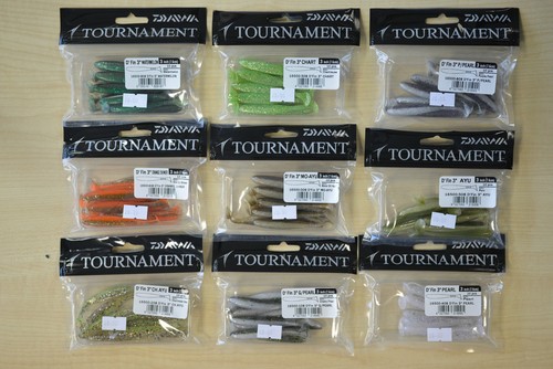 3/" ou 4/" Choix de Couleurs Daiwa Tournament Tournament Leurres doux