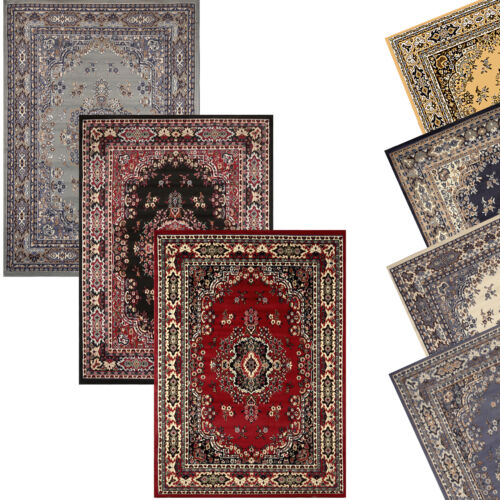Traditional Oriental Medallion Area Rug Persien Style Carpet Runner Mat AllSizes