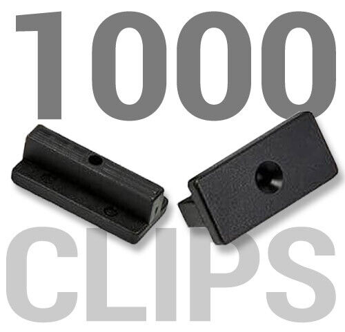 1000 Composite Decking Clips Hidden Fixings T-clips Plastic Fastners Spacers 