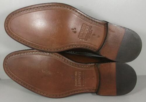 241443 ESi60 Men's Shoes Size 11.5 M Brown Leather Made in Italy Johnston Murphy 