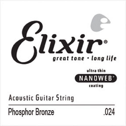Satz und Einzelsaiten 012-053 Elixir 16052 light - Phosphor Bronze