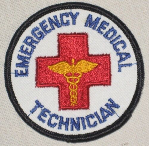 Paramedic Emergency Medical Technician Patch Vintage EMT Ambulance 3/" x 3/"