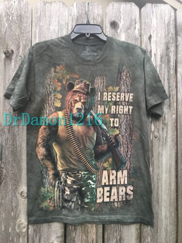 NEW The Mountain Arm Bears Adult T-Shirt 100% Cotton--Clearance 