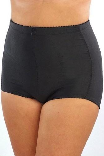 Ladies Briefs Medium Control Shapewear Knickers Black White Tummy Tuck Bum Lift