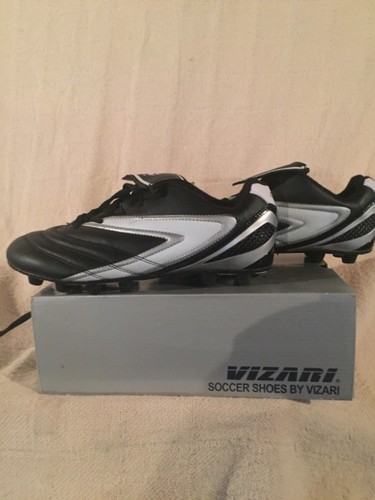 New in Box Vizari Adulte Verona Noir//Blanc Football Crampons #93245