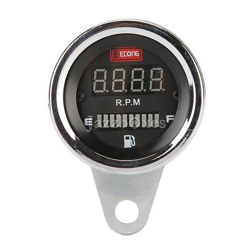 LED Digital Tachometer Fuel Gauge For Suzuki Intruder VS 1400 1500 750 VL 800