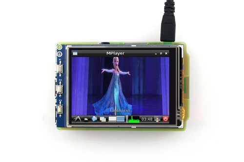 B Plug-and-play de 3.2 Pulgadas Pantalla Táctil Tft Pantalla Lcd Para Raspberry Pi 2