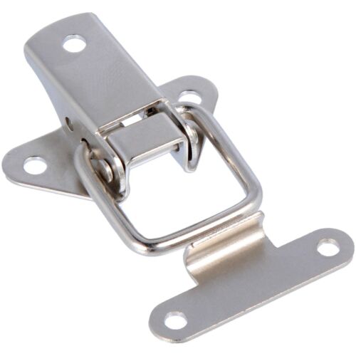 TOGGLE CATCH CASE CLIP PAIR Toolbox Box Chest Latch Fastener 45mm Nickle Plated 