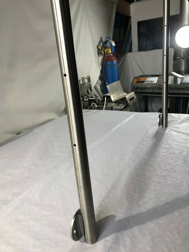 55cm Edelstahl Geländer Pfosten Brüstungserhöhung Drahtseil Pfosten Höhe 42cm