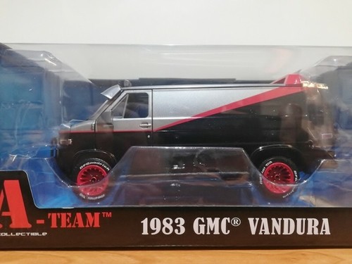 Greenlight 1//24 The A-Team 1983 GMC Vandura modellino
