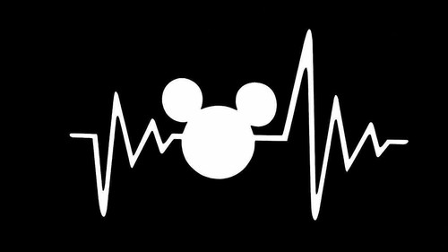 Disney heartbeat lifeline car truck window sticker decal #535