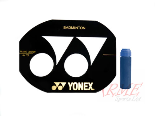 Yonex Badminton Racket Stencil and Blue Stencil Ink