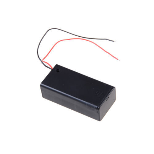 2Pcs  9V Battery Holder with ON/OFF Switch 9 volt Box Pack Power Toggle   GL 