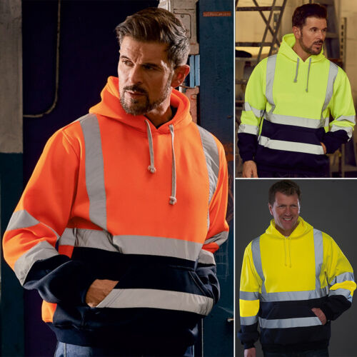 Men Safety Work Hi Viz High Visibility Reflective T-Shirt Jacket Security Coat