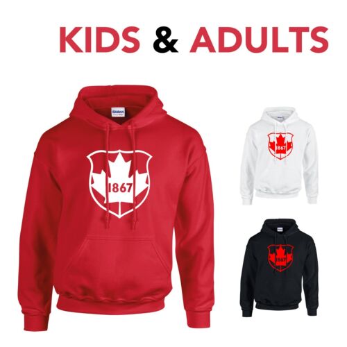 Canadian National Flag Maple Leaf Mens Hoodie Canada independancy1867 kids//adult