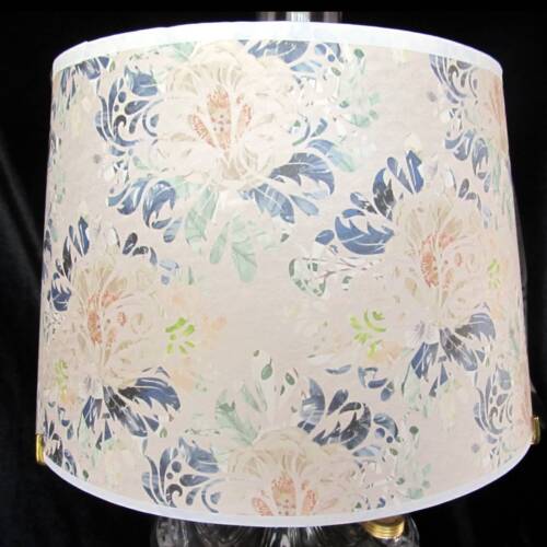 Details about  / 12/" ALADDIN Multi Color FLORAL PARCHMENT SHADE matches most any alladin lamp !