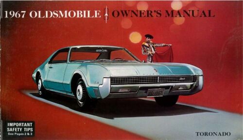 1967 Oldsmobile Toronado Owners Manual User Guide Reference Operator Book Fuses