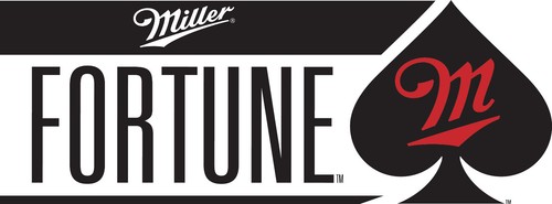New MILLER FORTUNE Beer lite T Shirt V neck NEXT LEVEL Ace spade card S M XL