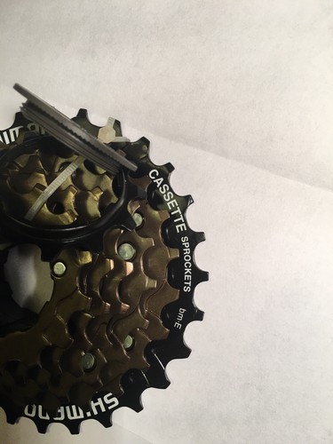HG CS-HG 20-7 CASSETTE SPROCK 7 Speed 12-28T Hyperglide Black// Brown