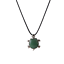 Natural Quartz Crystal Stone Point Chakra Turtle Gemstone Pendant Necklace Gift 