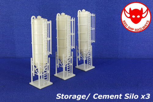 N Gauge Red Imp Model Railway Kit Storage// Cement Silo