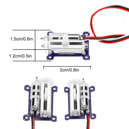 1PCS 1.5 g Servo Micro Digital Analog Servo chargement Actionneur Linéaire Servo 3.7V-5V