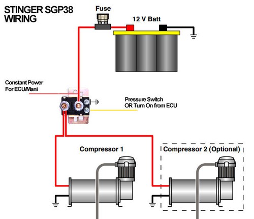 Stinger Pro 80 Amp High Power Relay Battery Isolator