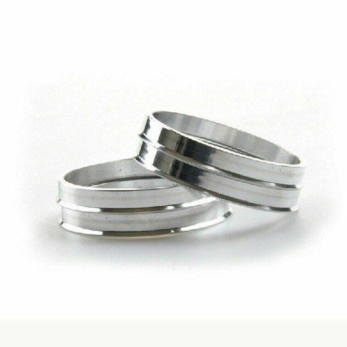 4pcs High Quality Aluminum Alloy Wheel Spacer Hub Centric Rings 75.1OD to 60.1ID