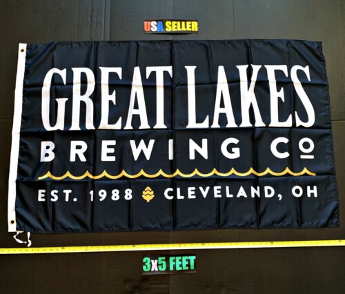 Great Lakes Flag FREE FIRST CLASS SHIP Black Brewing Tea White Claw New Banner