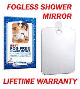 Fogless Mirror Bathroom Makeup Reflection Glass Shower Fog-free Mirror Shaving