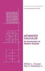 Advanced Calculus: An Introduction to Modern Analysis by William Voxman (Hardback, 1981)