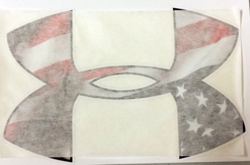 Under Armour Americana Usa Bandera car//window Calcomanías Stickers-conjunto De Tres