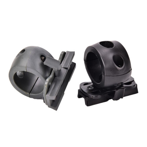 Tactical Helmet Flashlight Mount Clip Military Airsoft Light Clamp AdaptorY L