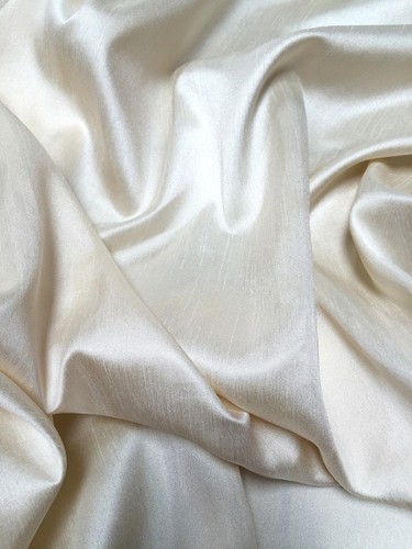 Bridal Fabric 59/" and 118/" Wide Faux Silk Dupion Raw Silk 100/% Polyester Craft