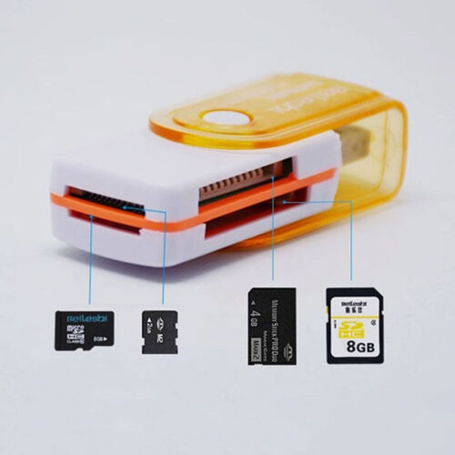 Useful USB 2.0 Card Reader 4 in 1 Memory for M2 SD SDHC DV Micro SD TF Card