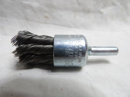 Made in the USA Weiler 3//4/" Knot Style Wire End Brush .014 Wire #10025