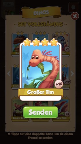 Coin Master Tall Tim game Card