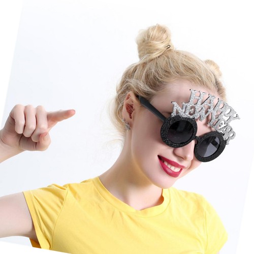 Prettyia Glitter New Year Party Glasses Christmas Holiday Sunglasses Prop