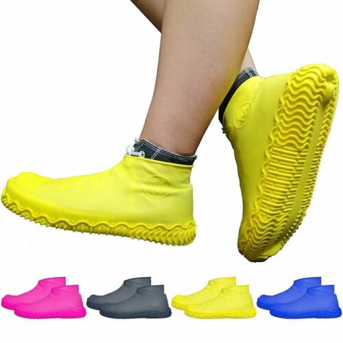 2X Unisex Waterproof Protector Outdoor Hiking Rain Non-slip Silicone Shoe Cover