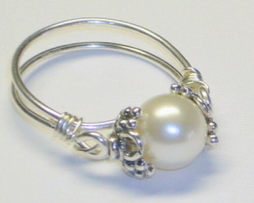 Purity Ring, Freshwater Pearl, Sterling Silver, Sweet Sixteen Gift