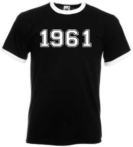 58th Birthday Varsity College Year 1961 Unisex T-Shirt Dad Father Grandad Gift