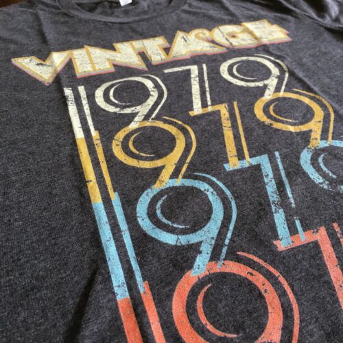 Birthday Gift Vintage1979 Unisex Tee Shirt For Men or Women T-Shirt
