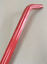 BMX HARO 25.4mm Bicycle SEAT POST Layback Alloy Old School Skyway RED