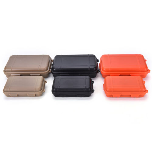 Small size!Outdoor Shockproof Waterproof Airtight Survival Storage Case Boxes/>s