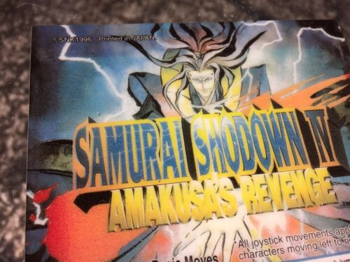 Samurai Shodown Showdown Neo Geo Mini Arcade Marquee IV 4